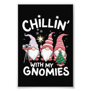 Foto Natal em Família de Gnome Relaxando Com Meus Gnomo