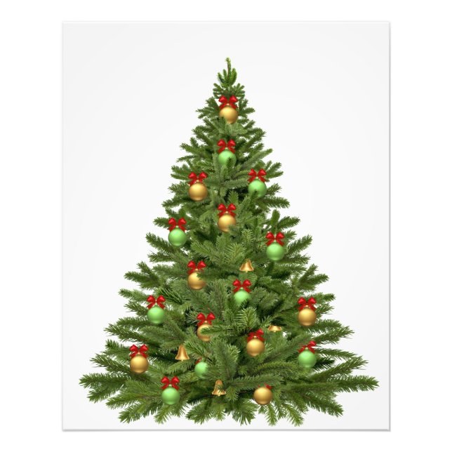 Foto Natal Férias de Árvore Natal Bauble (Frente)