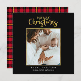 Foto Natal Gold Foil Script Modern Family