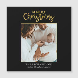 Foto Natal Gold Foil Script Modern Family