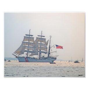 Foto Navio alto, navio Clipper, Vela, Guarda costeira d