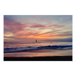 Foto Navio de vela em Sunset - Venice Beach, CA