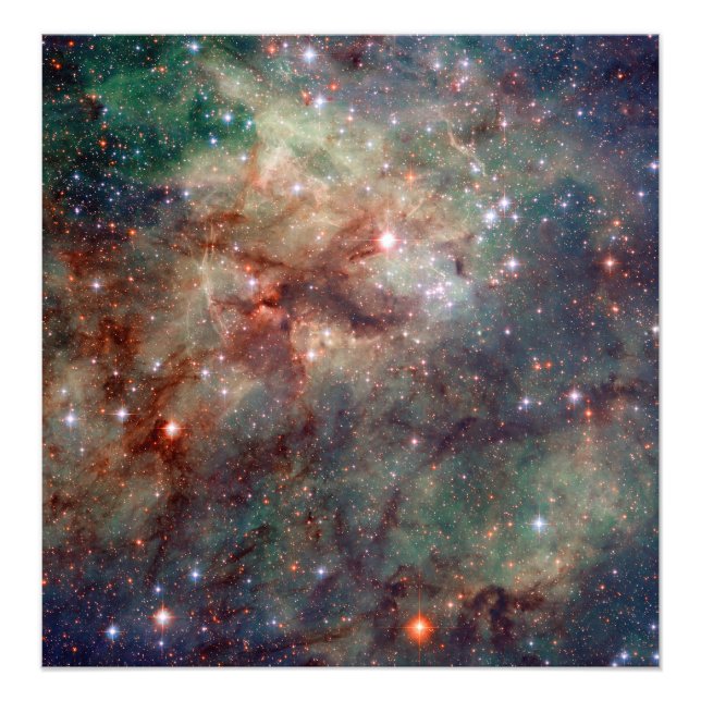 Foto Nebulosa Tarântula Hubble Espaço (Frente)