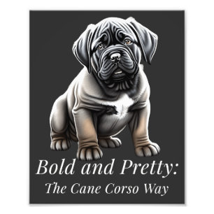 Foto Negrito e bonito: o modo Cane Corso