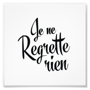 Foto Nenhum ne Regrette Rien de Je do francês dos