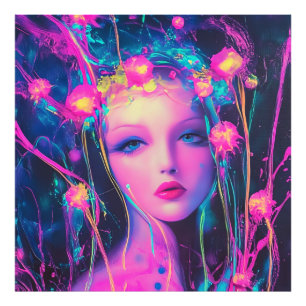Foto Neon Alienígena Goddese