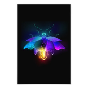 Foto Neon Firefly a preto