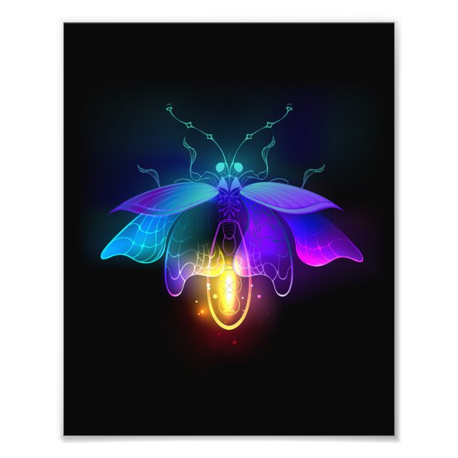 Foto Neon Firefly a preto (Frente)