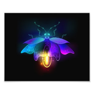 Foto Neon Firefly a preto