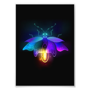 Foto Neon Firefly a preto
