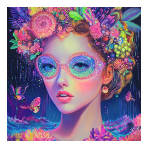 Foto Neon Garden Goddese
