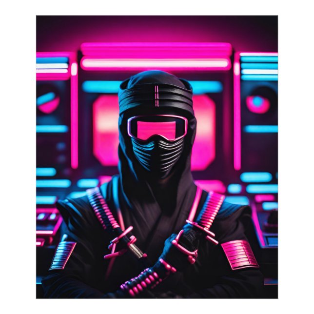 Foto neon ninja (Frente)