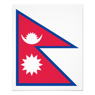 Foto Nepal - Bandeira do Nepal