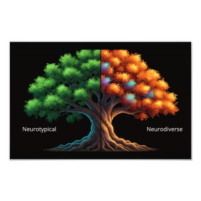 Foto Neurotypical vs. Neurodiverse (Frente)