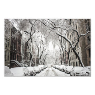Foto Neve de Natal Urbana no Brooklyn NY