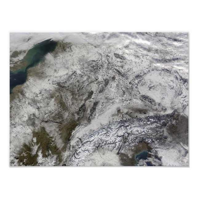 Foto Neve na Europa (Frente)