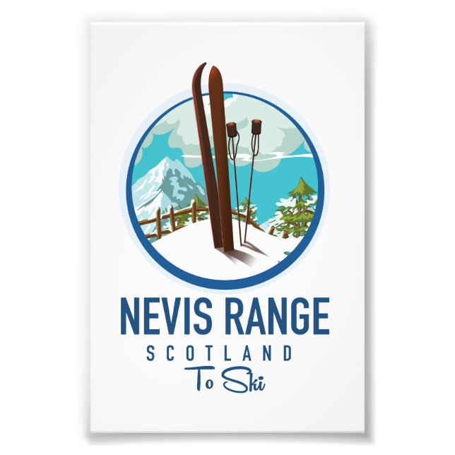 Foto Nevis Range scotland Ski logo (Frente)