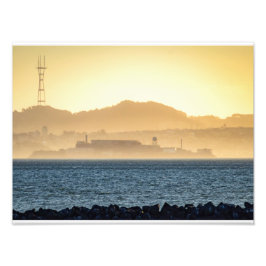 Foto Névoa Dourada Sobre Alcatraz