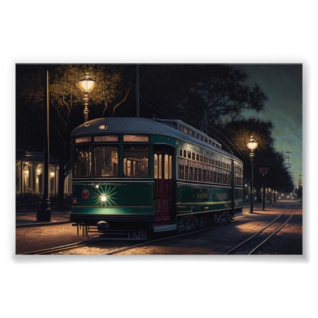 Foto New Orleans Streetcar, Nova Orleans, NOLA (Frente)