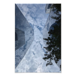 Foto New York Skyscrapers with clouds artistic photo