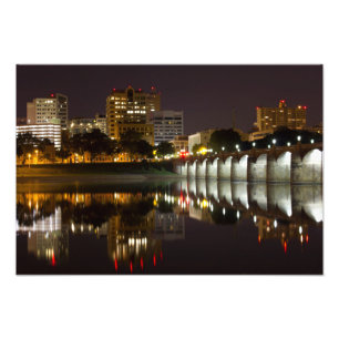 Foto Night Falls on the Market Street Bridge