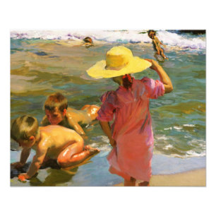 Foto Ninos A La Orilla Del Mar por Joaquin Sorolla
