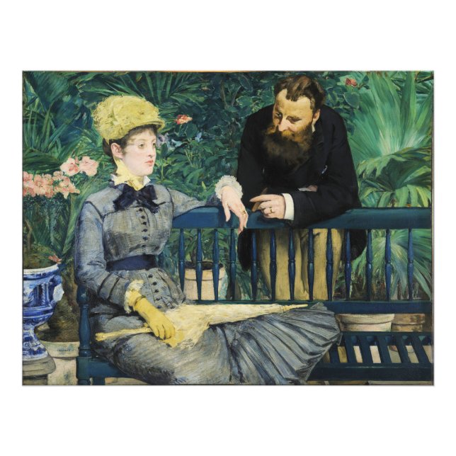 Foto No Conservatório de Edouard Manet em 1879 (Frente)