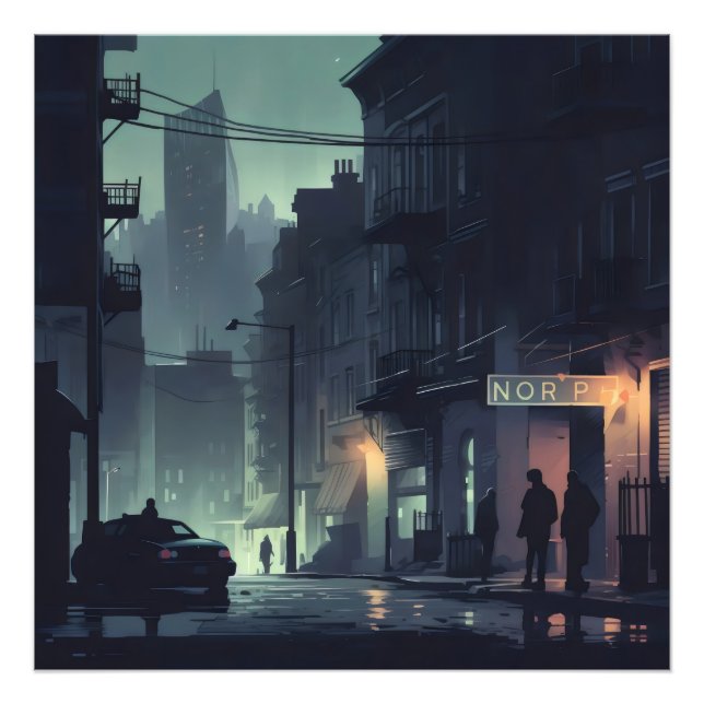 Foto Noir Night City (Frente)