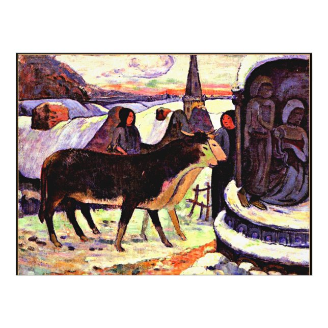 Foto Noite de Natal de Paul Gauguin (Frente)