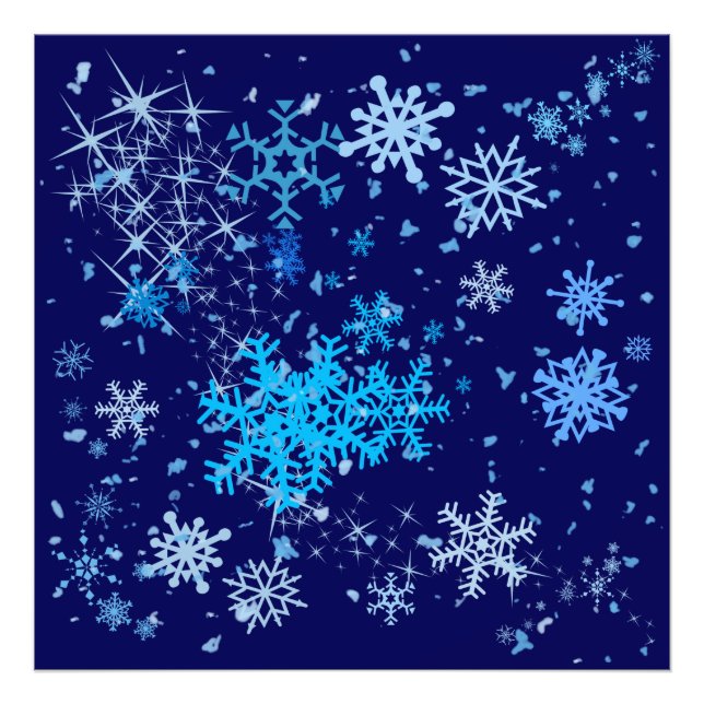 Foto Noite de Natal em queda de neve (Frente)