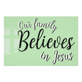Foto Nossa Família Acredita em Jesus