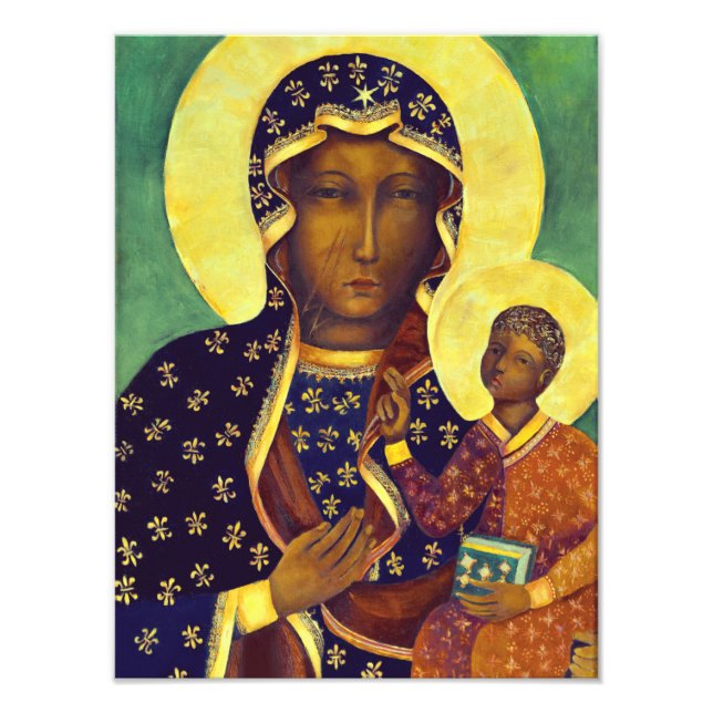 Foto Nossa senhora de Czestochowa Black Madonna Icon Po (Frente)