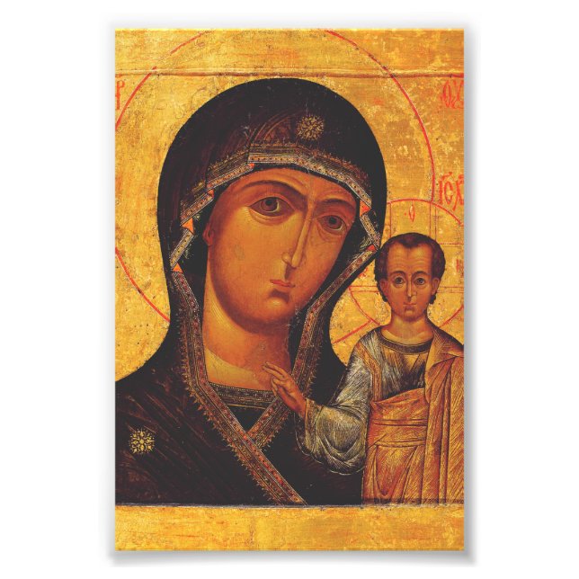 Foto Nossa Senhora do Ícone Ortodoxo de Kazan (Frente)