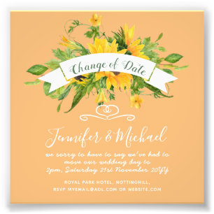 Foto Nota sobre Planos de Adiamento de Data de Girassói