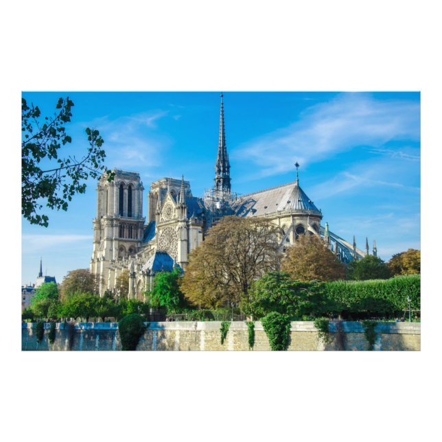 Foto Notre Dame de Paris, França (Frente)