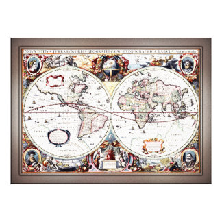 Foto Nova Totius Terrarum Orbis por Henricus Hondius II