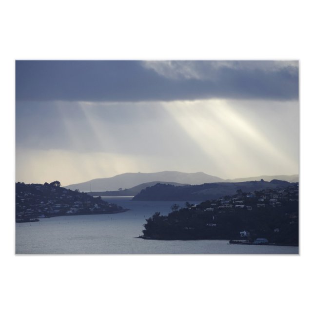 Foto Nova Zelândia, Otago, Dunedin, Eixos de luz sobre (Frente)