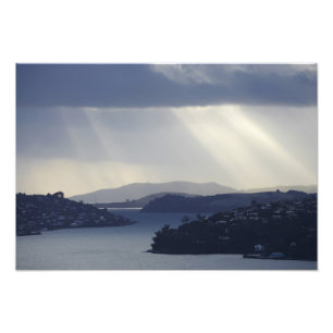 Foto Nova Zelândia, Otago, Dunedin, Light Shafts.