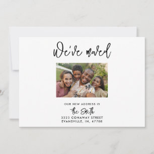 Foto: Novo Endereço Movendo Cartões de Anúncio