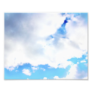 Foto Nuvens Brancas Fofas e Céu Azul