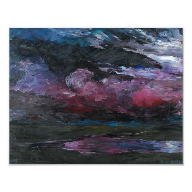 Foto Nuvens de Pesadelos | Emil Nolde | (Frente)