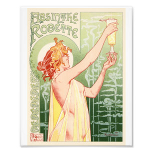 Foto O absinto Robette - poster vintage do álcool