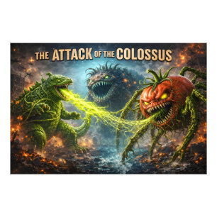 Foto O ataque do Colossus mutante veggie XL premium
