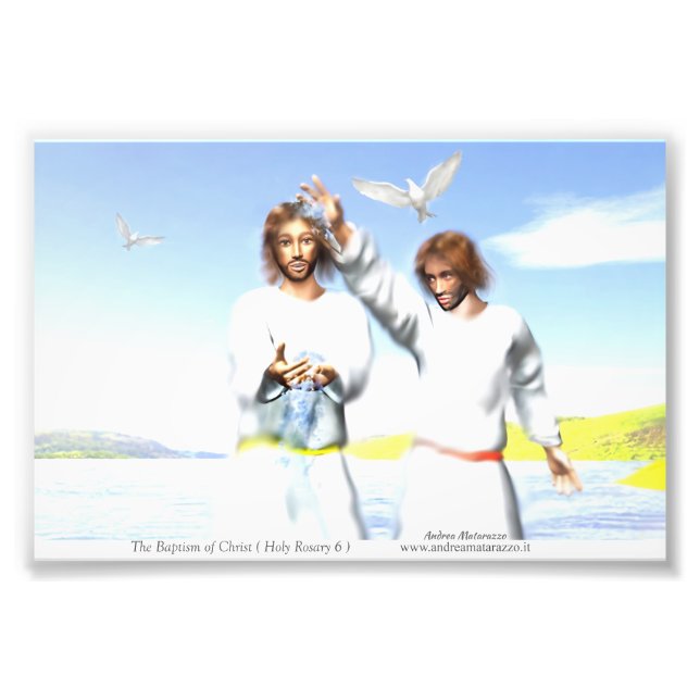 Foto O Batismo de Cristo (Frente)