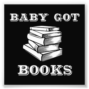 Foto O bebê obteve livros