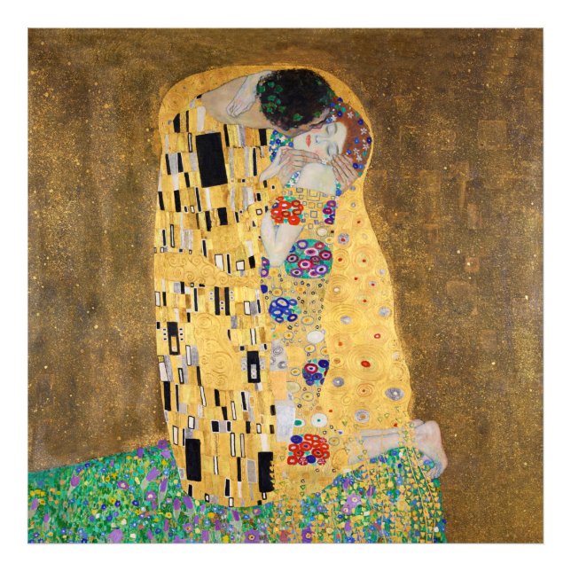Foto O Beijo de Gustav Klimt (Frente)
