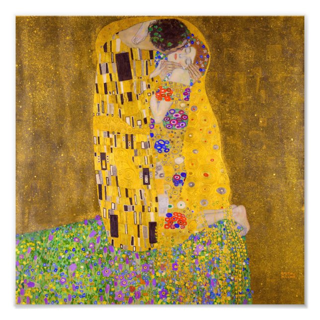 Foto O Beijo | Gustav Klimt | (Frente)