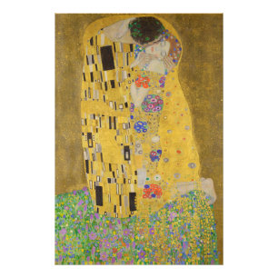 Foto O Beijo, Pintura a Óleo Art Nouveau, Gustav Klimt