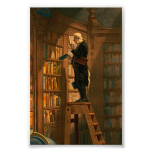 Foto O Bookworm de Carl Spitzweg