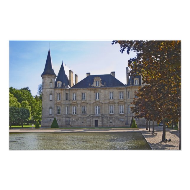 Foto O Chateau Pichon Longueville Baron e lago (Frente)